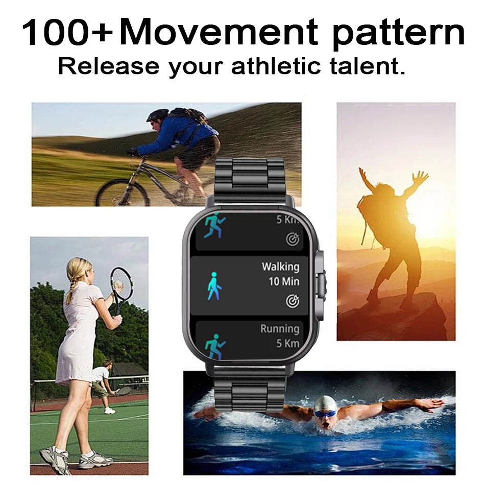 Smart Watch 2 in 1 With Earphone