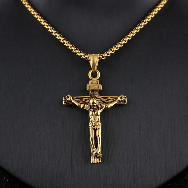 necklace with cross pendant