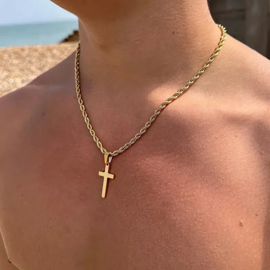 necklace with cross pendant