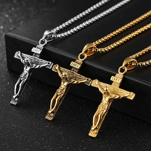 necklace with cross pendant