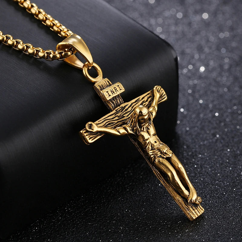 necklace with cross pendant